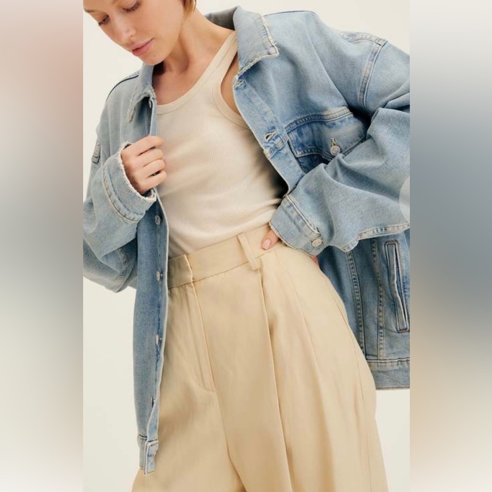 MOTHER Light Blue Jean Jacket